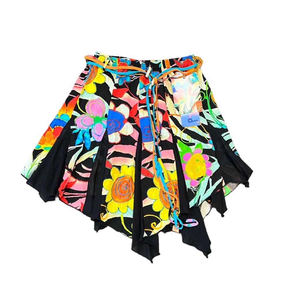 Jams World Voile Safari Skirt Vintage 90s